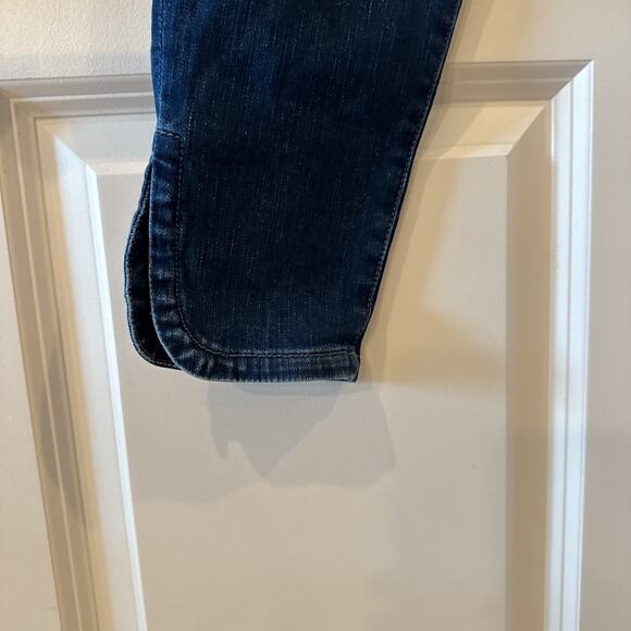 FRAME -NWT- Le High Skinny Jeans Curve Slit Bustle Blue | 28 - Picture 7 of 8